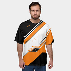 Футболка оверсайз мужская CS:GO Asiimov, цвет: 3D-принт — фото 2