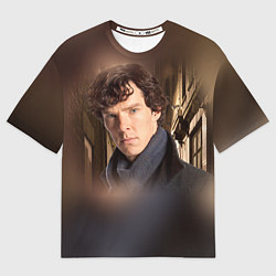 Футболка оверсайз мужская Бенедикт Камбербэтч 1, цвет: 3D-принт