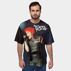 Футболка оверсайз мужская Gerard Way, цвет: 3D-принт — фото 2