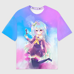Футболка оверсайз мужская No Game No Life, цвет: 3D-принт