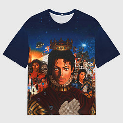 Футболка оверсайз мужская Michael Jackson: Pop King, цвет: 3D-принт