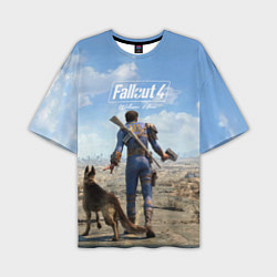 Мужская футболка оверсайз Fallout 4: Welcome Home