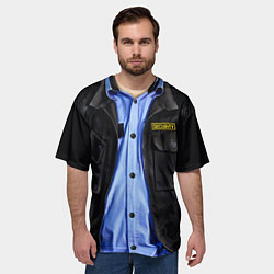 Футболка оверсайз мужская Форма SECURITY, цвет: 3D-принт — фото 2