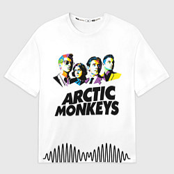 Футболка оверсайз мужская Arctic Monkeys: Music Wave, цвет: 3D-принт
