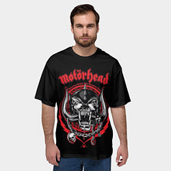 Футболка оверсайз мужская Motorhead, цвет: 3D-принт — фото 2
