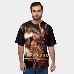 Футболка оверсайз мужская Dark Souls, цвет: 3D-принт — фото 2