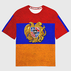 Футболка оверсайз мужская Армения, цвет: 3D-принт