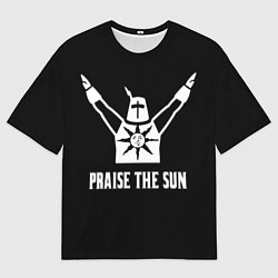 Футболка оверсайз мужская Dark souls praise the sun knight Heida, цвет: 3D-принт