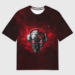 Футболка оверсайз мужская Pirate Station: Blood Face, цвет: 3D-принт