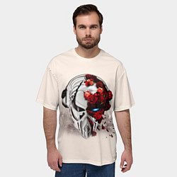 Футболка оверсайз мужская Pirate Station: Pink Side, цвет: 3D-принт — фото 2