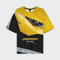 Мужская футболка оверсайз Lamborghini the best