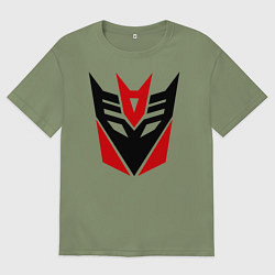 Мужская футболка оверсайз Десептиконы