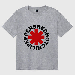 Футболка оверсайз мужская Red Hot Chili Peppers, цвет: меланж