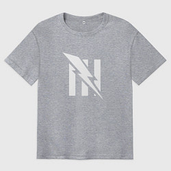 Мужская футболка оверсайз Unreal Tournament blue team