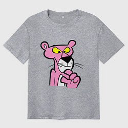 Мужская футболка оверсайз Розовая пантера