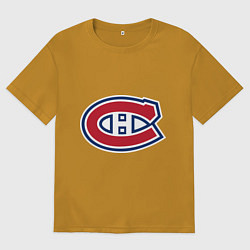 Мужская футболка оверсайз Montreal Canadiens