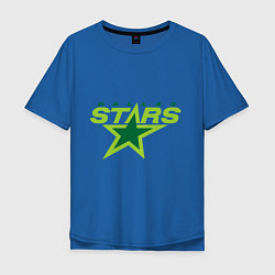 Футболка оверсайз мужская Dallas Stars, цвет: синий