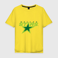 Футболка оверсайз мужская Dallas Stars, цвет: желтый