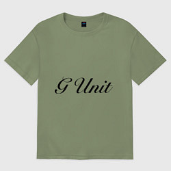 Футболка оверсайз мужская G unit, цвет: авокадо