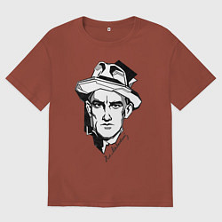 Мужская футболка оверсайз Маяковский