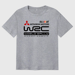Мужская футболка оверсайз Mitsubishi wrc