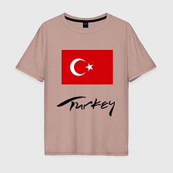 Мужская футболка оверсайз Turkey