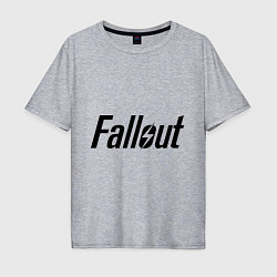 Футболка оверсайз мужская Fallout, цвет: меланж