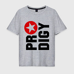 Футболка оверсайз мужская Prodigy Star, цвет: меланж