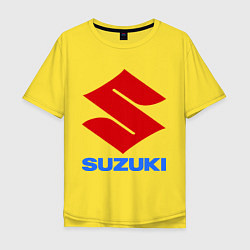 Футболка оверсайз мужская Suzuki, цвет: желтый