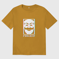 Мужская футболка оверсайз F society