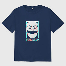 Мужская футболка оверсайз F society