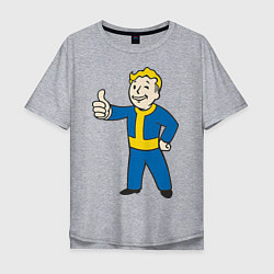Футболка оверсайз мужская Fallout Boy, цвет: меланж