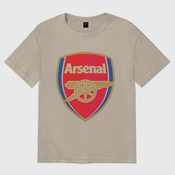 Футболка оверсайз мужская Arsenal FC, цвет: миндальный