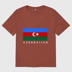 Мужская футболка оверсайз Азербайджан