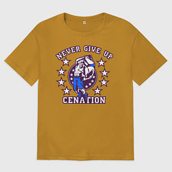 Мужская футболка оверсайз WWE Never Give Up