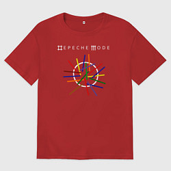 Мужская футболка оверсайз Depeche Mode: Lines