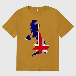 Мужская футболка оверсайз Великобритания (Great Britain)