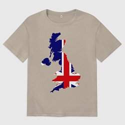 Мужская футболка оверсайз Великобритания (Great Britain)
