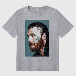 Футболка оверсайз мужская Том Харди Ван Гога, цвет: меланж