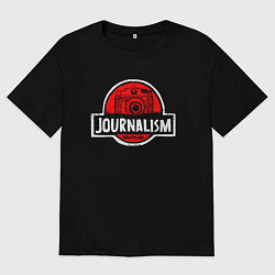 Мужская футболка оверсайз Journalism