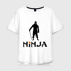 Мужская футболка оверсайз Black Ninja