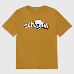 Футболка оверсайз мужская Schokk, цвет: горчичный