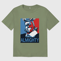 Мужская футболка оверсайз Моя геройская академия