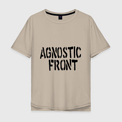 Мужская футболка оверсайз Agnostic front