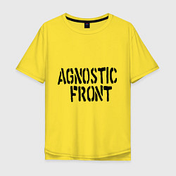 Мужская футболка оверсайз Agnostic front