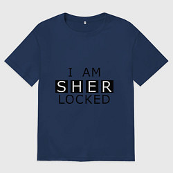 Мужская футболка оверсайз I am Sherlocked