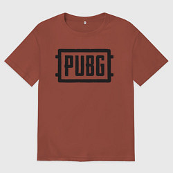 Мужская футболка оверсайз PUBG