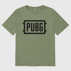 Мужская футболка оверсайз PUBG