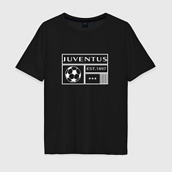 Мужская футболка оверсайз Juventus - EST 1897 2022