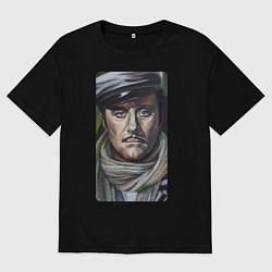 Мужская футболка оверсайз Остап Бендер: портрет